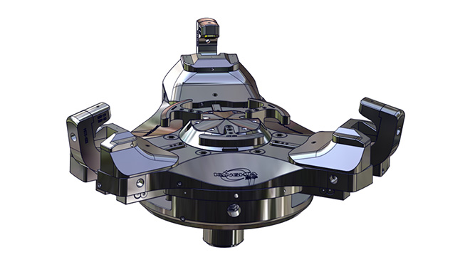 Multi-width arm precision turning fixture